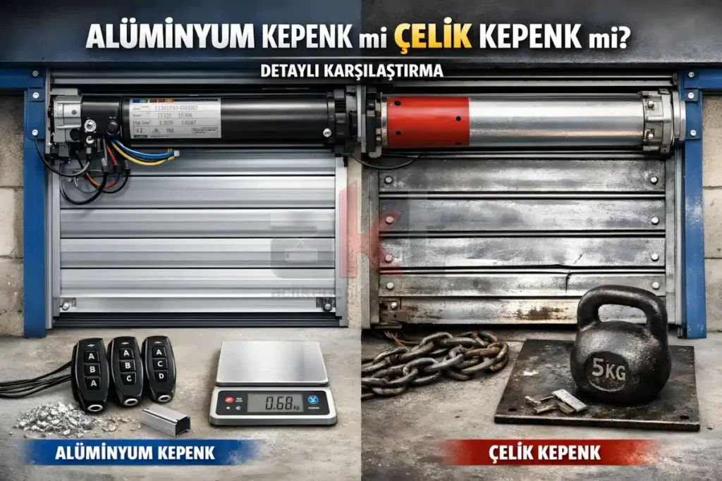 Alüminyum Kepenk mi Çelik Kepenk mi? Detaylı Karşılaştırma