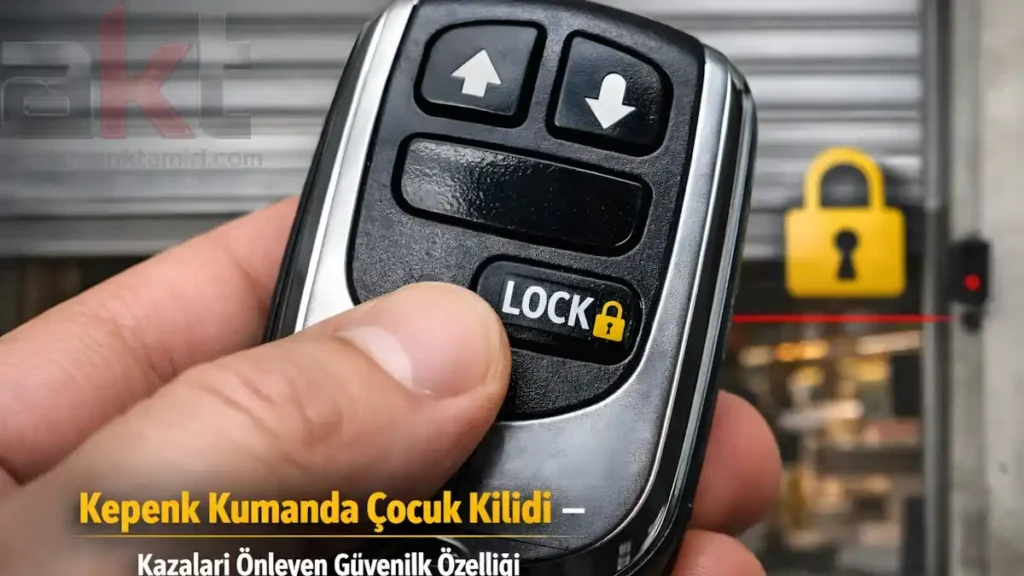 Kepenk Kumanda Çocuk Kilidi – Kazaları Önleyen Güvenlik Özelliği