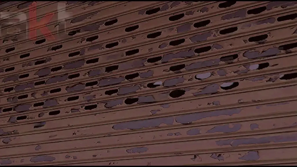 Tuz ve Nem Etkisiyle Oluşan Kepenk Pas Hasarı