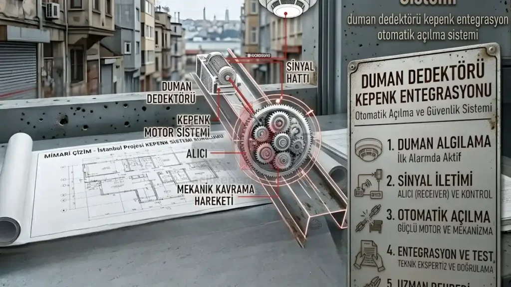 Yangın kepenk güvenliği – İtfaiye Müdahalesi Kolaylaştırma