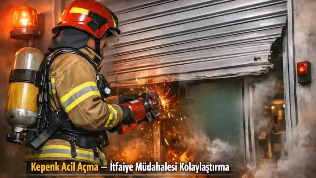 Kepenk Acil Açma – İtfaiye Müdahalesi Kolaylaştırma