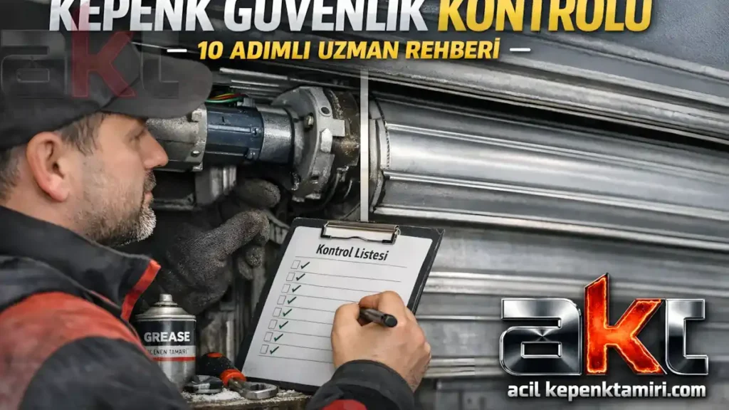 kepenk güvenlik kontrolü adım adım rehber