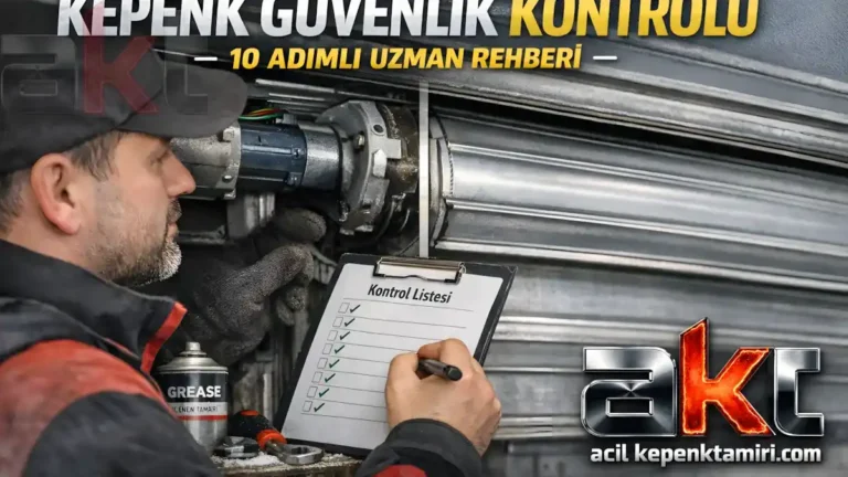 kepenk güvenlik kontrolü adım adım rehber