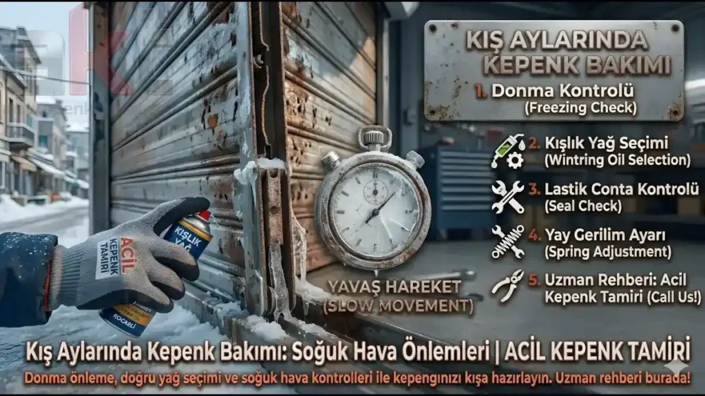 Kış Aylarında Kepenk Bakımı: