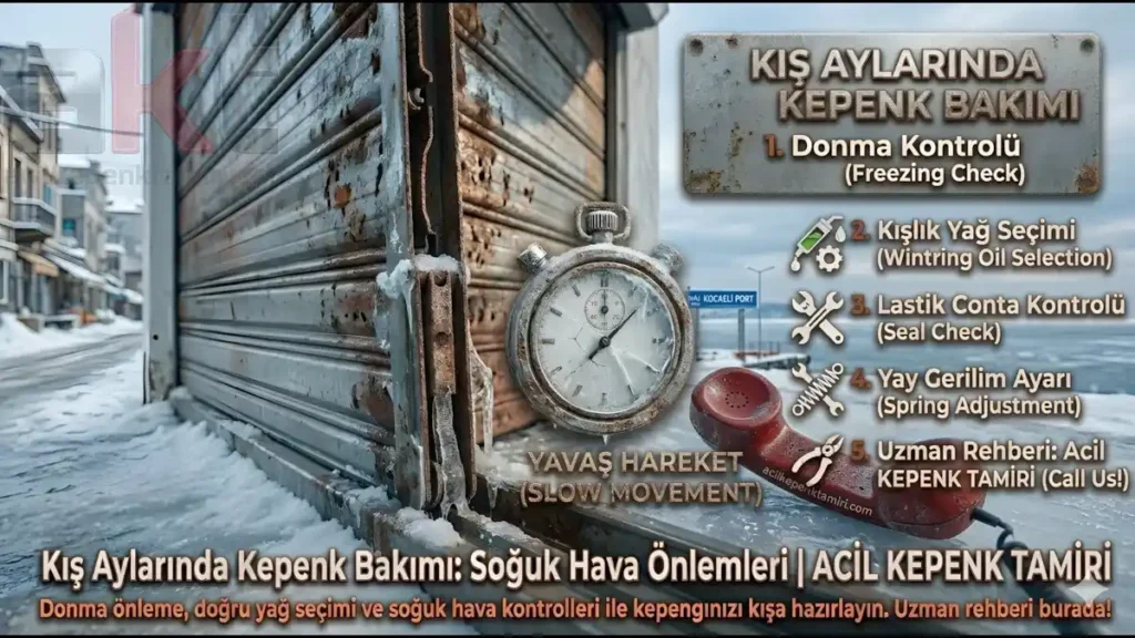 Kış Aylarında Kepenk Bakımı: